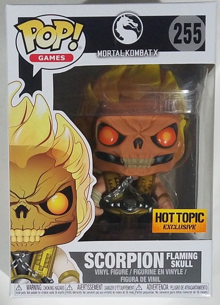 2017-Funko-Pop-255-Scorpion-Flaming-Skull-Hot-Topic-Exclusive